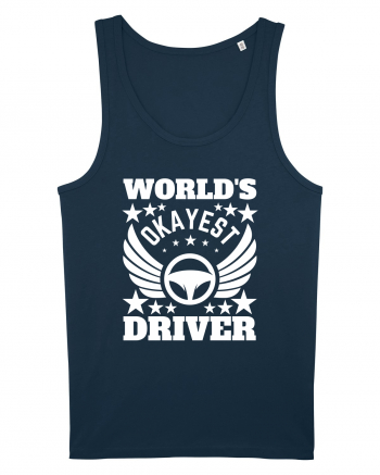 World'S Okayest Driver Navy