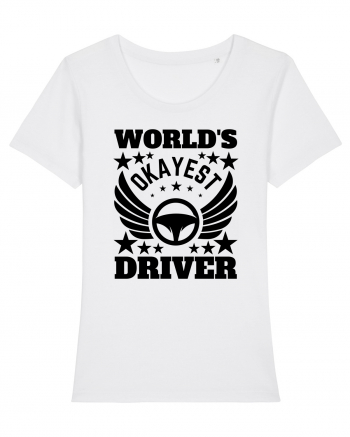 World'S Okayest Driver White