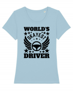 World'S Okayest Driver Tricou mânecă scurtă guler larg fitted Damă Expresser