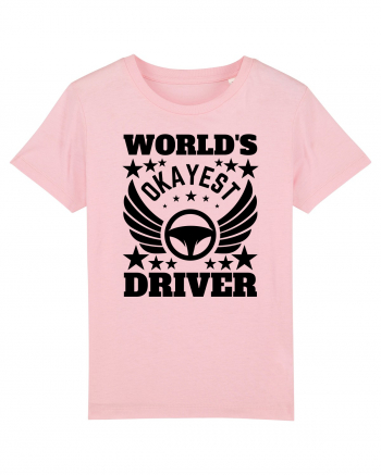 World'S Okayest Driver Cotton Pink