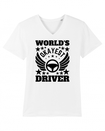 World'S Okayest Driver White