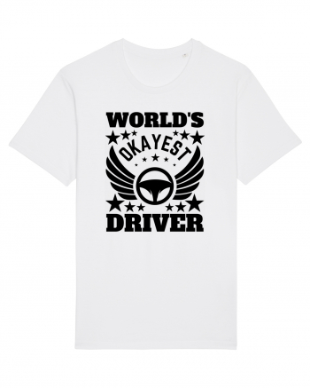 World'S Okayest Driver White