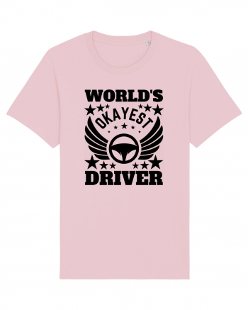 World'S Okayest Driver Cotton Pink