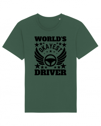 World'S Okayest Driver Bottle Green