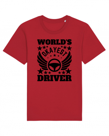 World'S Okayest Driver Red