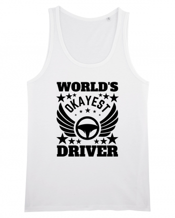 World'S Okayest Driver White