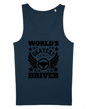 World'S Okayest Driver Navy