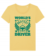 World'S Okayest Driver Tricou mânecă scurtă guler larg fitted Damă Expresser