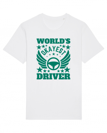 World'S Okayest Driver White