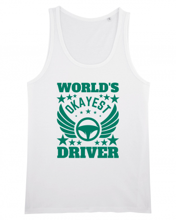 World'S Okayest Driver White