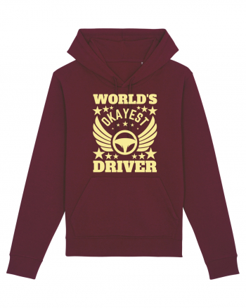 World'S Okayest Driver Burgundy