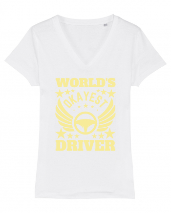 World'S Okayest Driver White