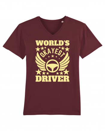 World'S Okayest Driver Burgundy