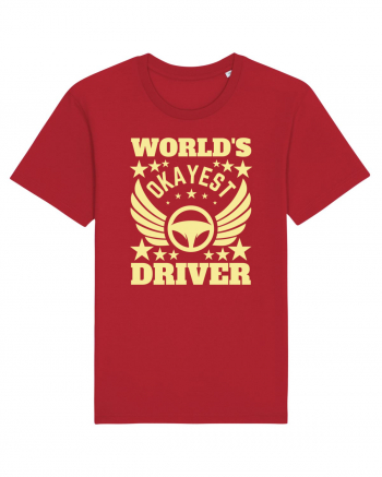 World'S Okayest Driver Red