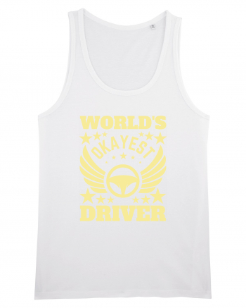 World'S Okayest Driver White