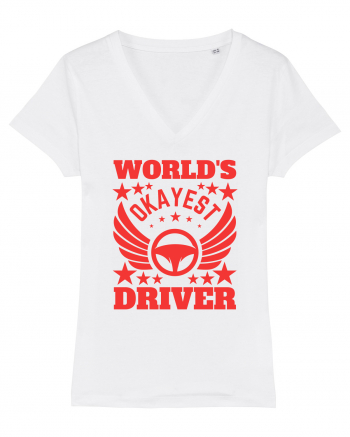 World'S Okayest Driver White