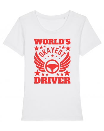 World'S Okayest Driver White