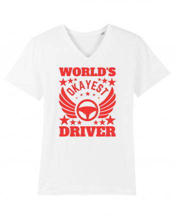 World'S Okayest Driver White