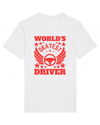 World'S Okayest Driver White