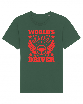 World'S Okayest Driver Bottle Green