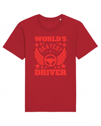 World'S Okayest Driver Red