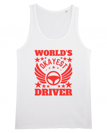 World'S Okayest Driver White