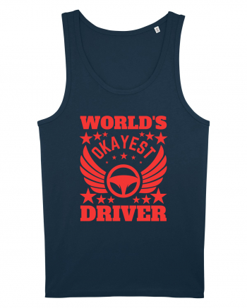 World'S Okayest Driver Navy