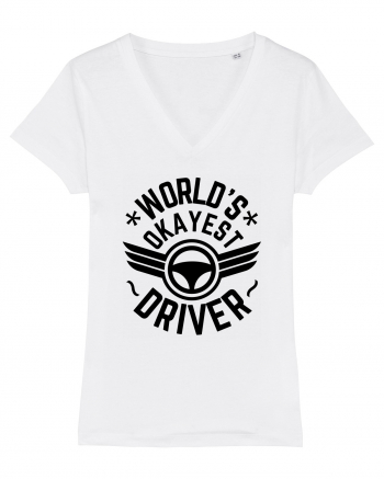 World'S Okayest Driver White