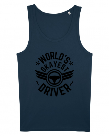 World'S Okayest Driver Navy