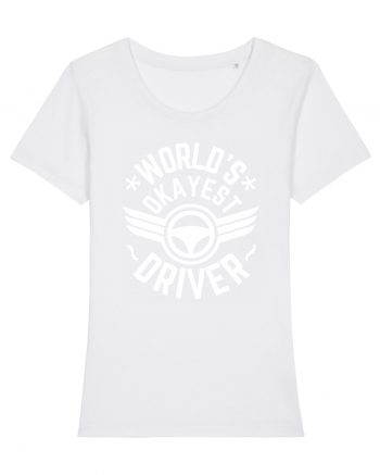 World'S Okayest Driver White