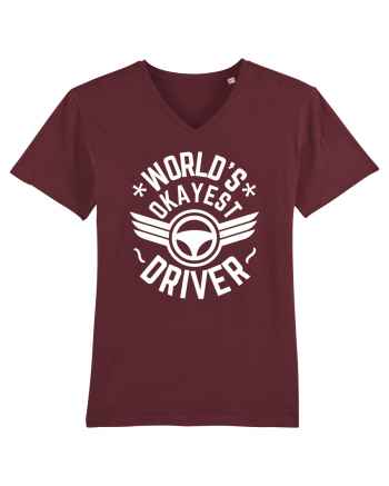 World'S Okayest Driver Burgundy