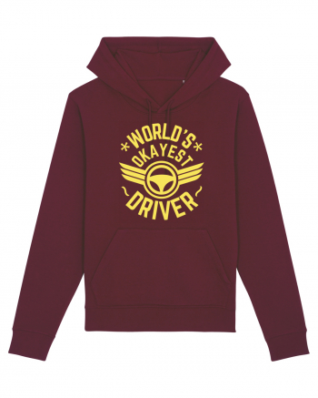 World'S Okayest Driver Burgundy