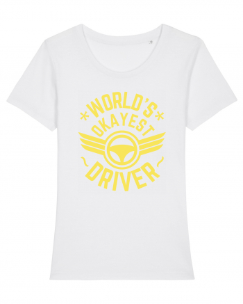 World'S Okayest Driver White