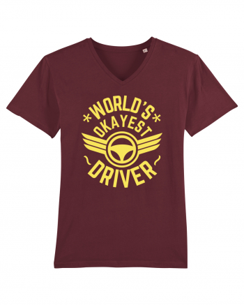 World'S Okayest Driver Burgundy