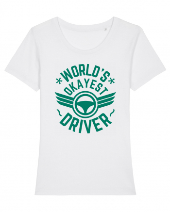 World'S Okayest Driver White