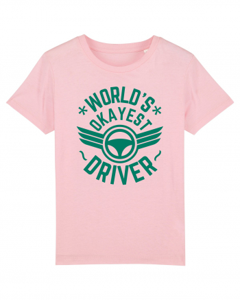 World'S Okayest Driver Cotton Pink