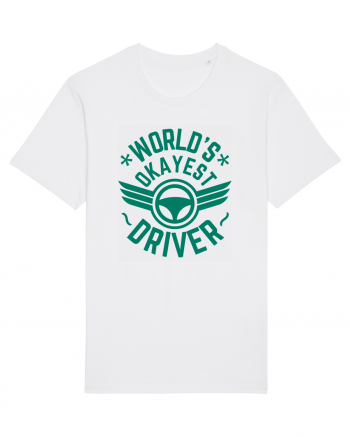 World'S Okayest Driver White