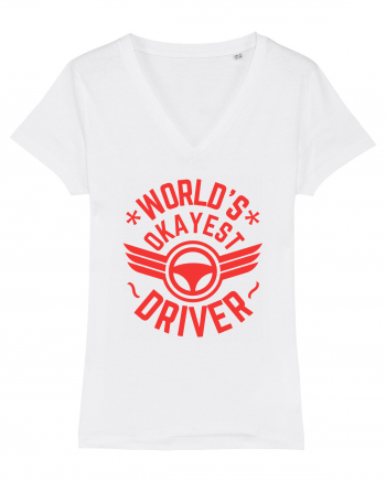 World'S Okayest Driver White