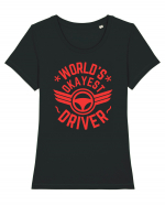 World'S Okayest Driver Tricou mânecă scurtă guler larg fitted Damă Expresser