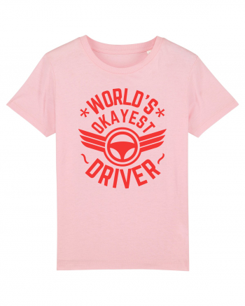 World'S Okayest Driver Cotton Pink