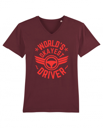 World'S Okayest Driver Burgundy