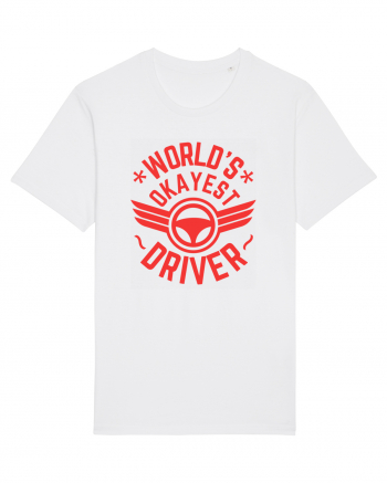 World'S Okayest Driver White