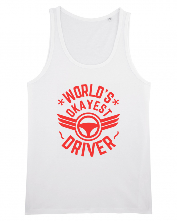 World'S Okayest Driver White