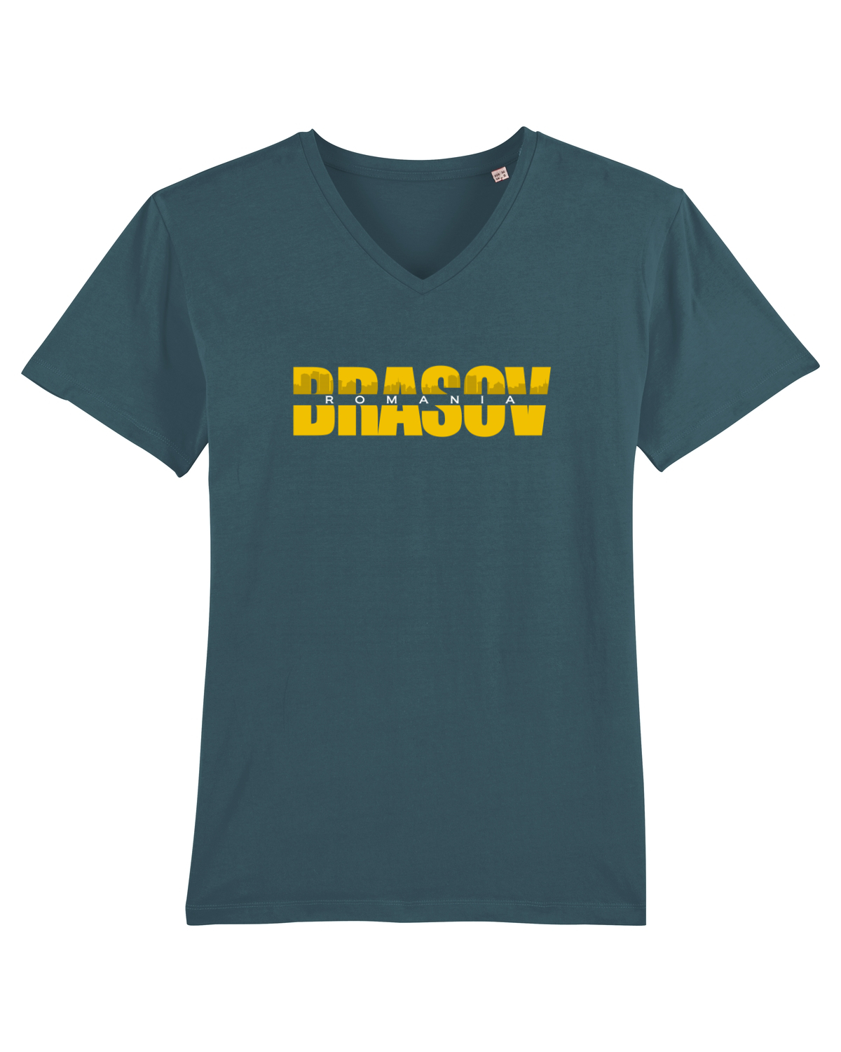 Tricou mânecă scurtă guler V Bărbat Presenter Stargazer
