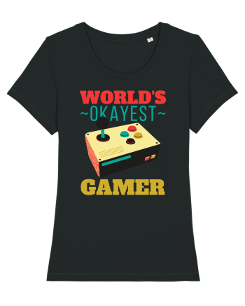 World's Okayest Gamer Black