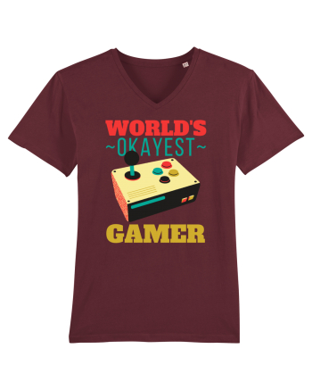 World's Okayest Gamer Burgundy