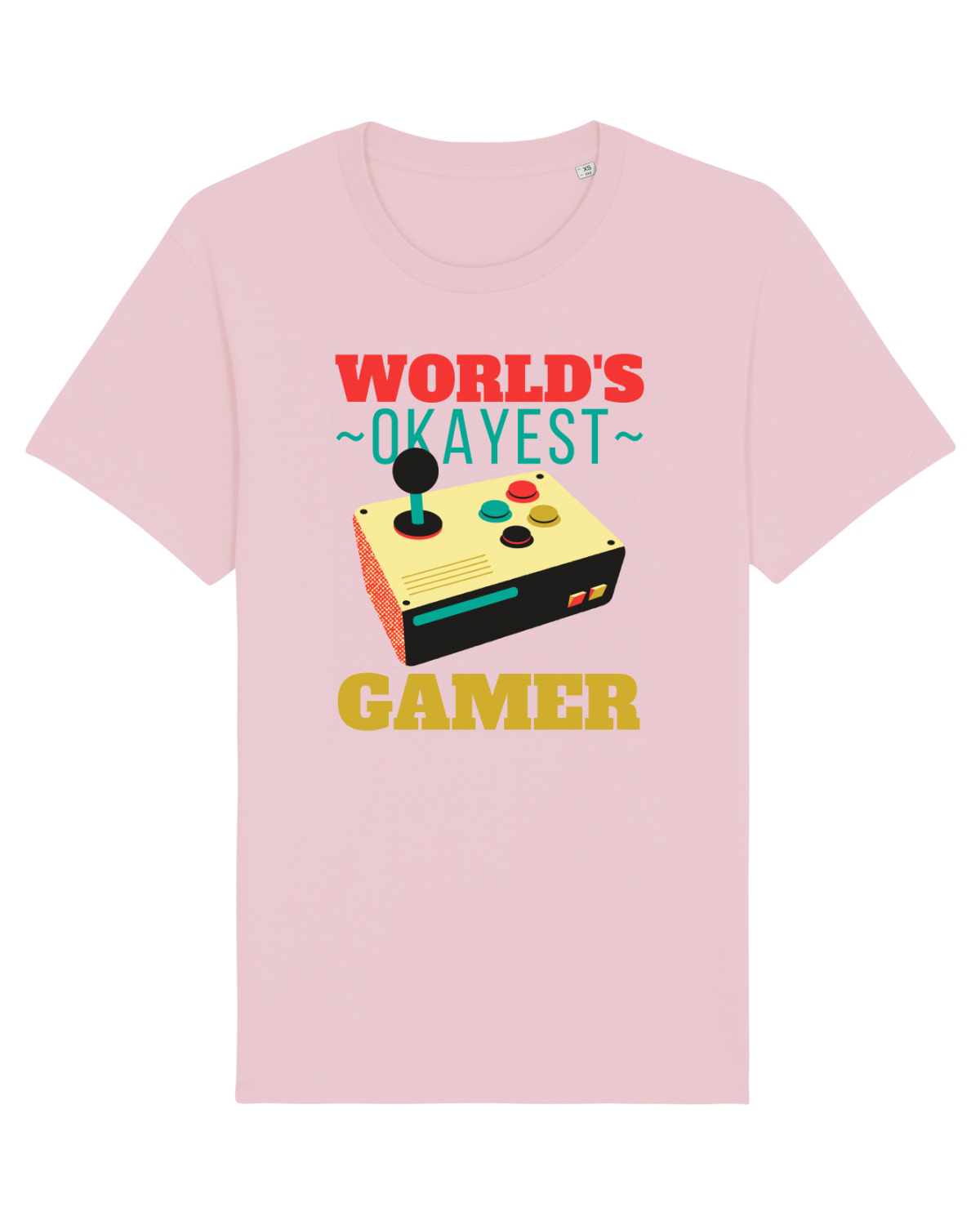 Tricou mânecă scurtă Unisex Rocker Cotton Pink