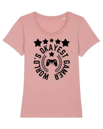 World's Okayest Gamer Canyon Pink