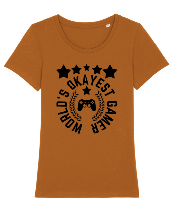 World's Okayest Gamer Roasted Orange