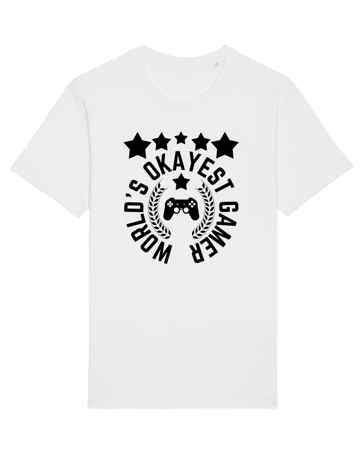 Tricou mânecă scurtă Unisex Rocker White